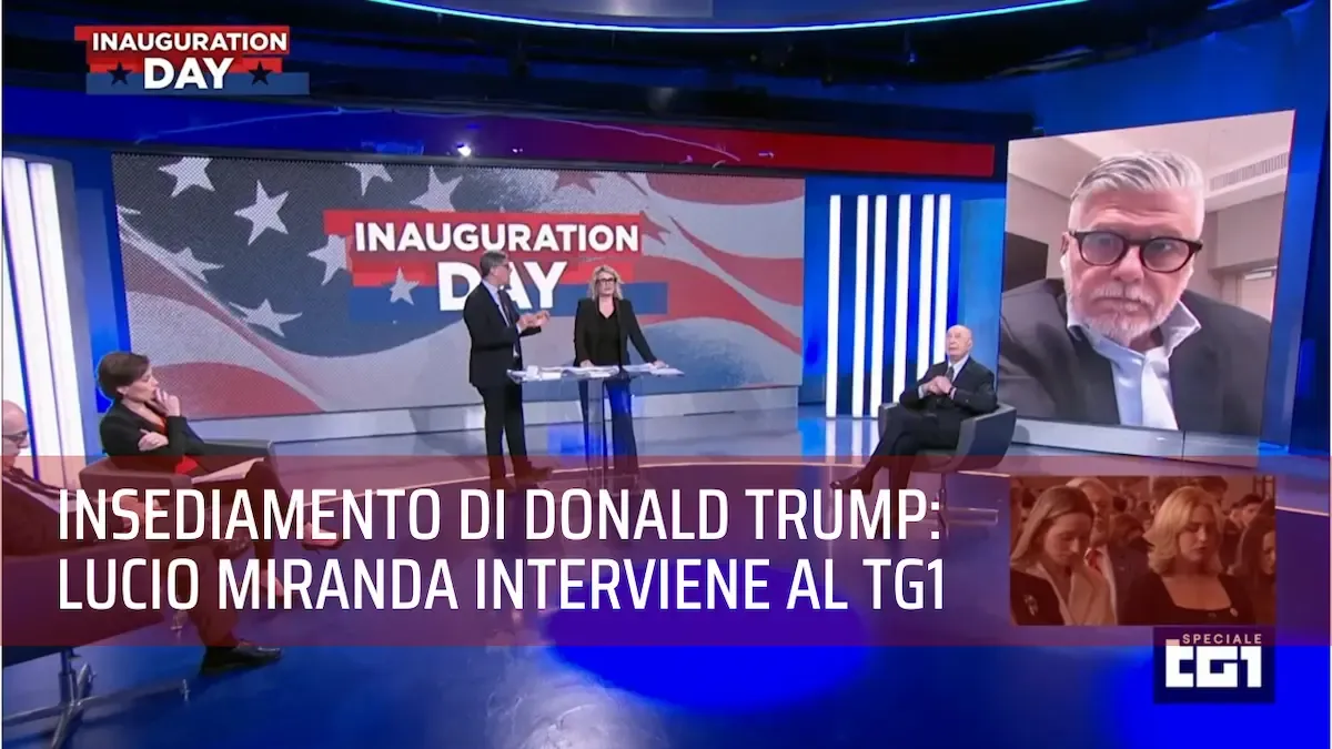 Speciale TG1 RAI intervista Lucio Miranda di ExportUSA